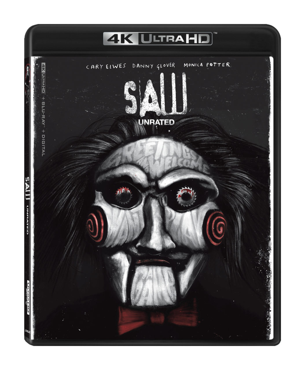 Saw Unrated 4K Ultra HD cover (Lionsgate)