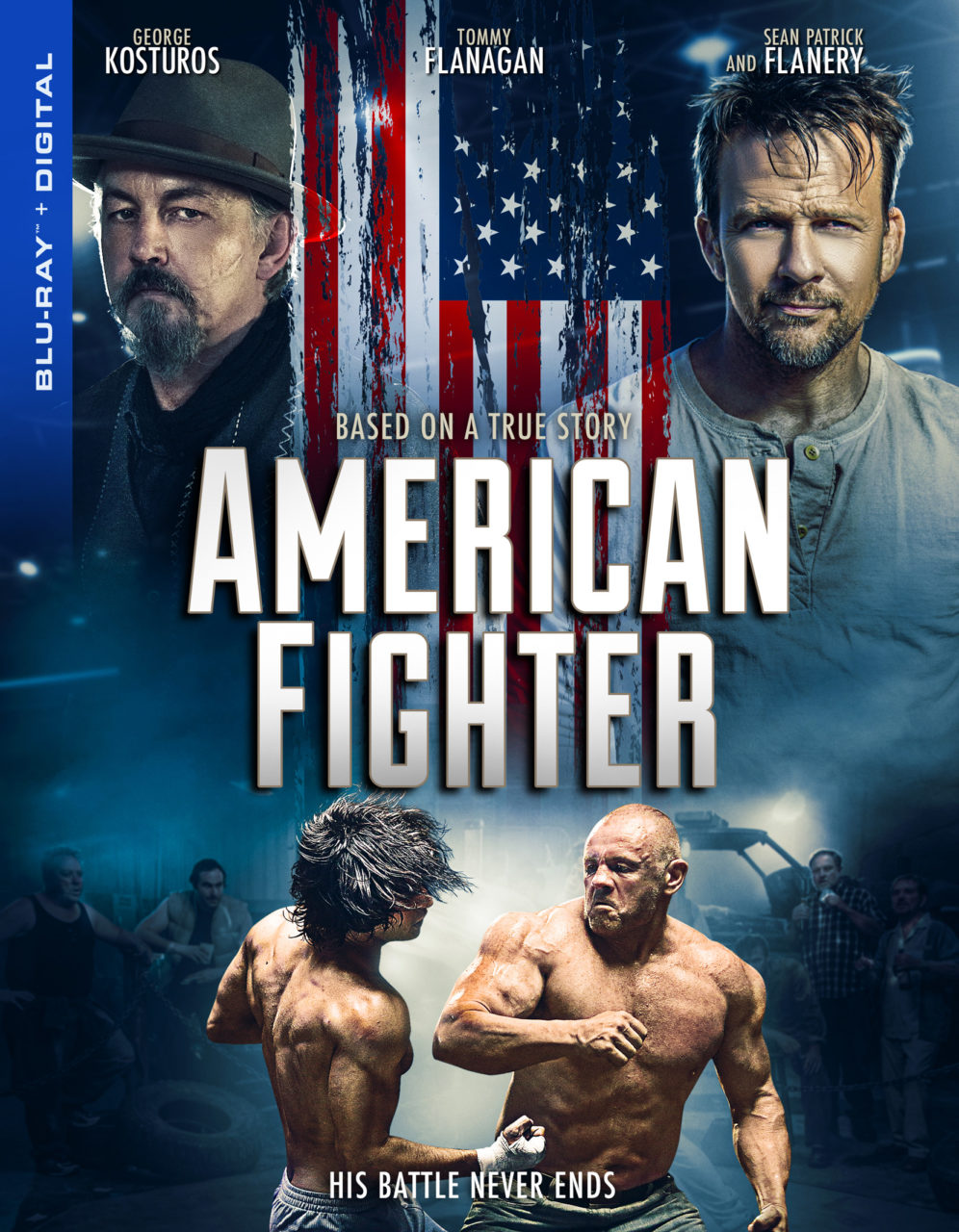 American Fighter Blu-Ray Combo Pack cover (Lionsgate)