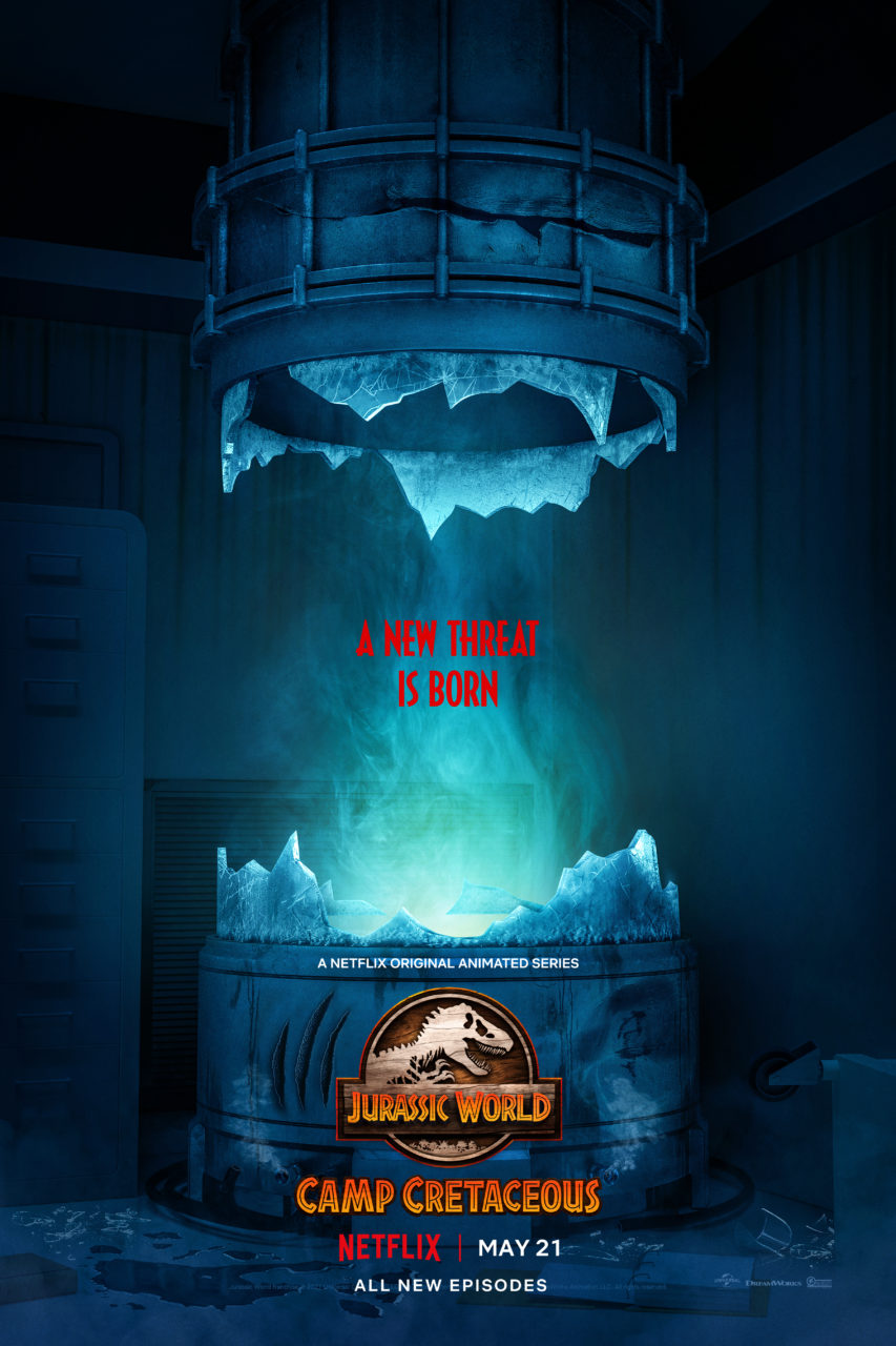 Jurassic World: Camp Cretaceous Season Three poster (DreamWorks Animation/Netflix)
