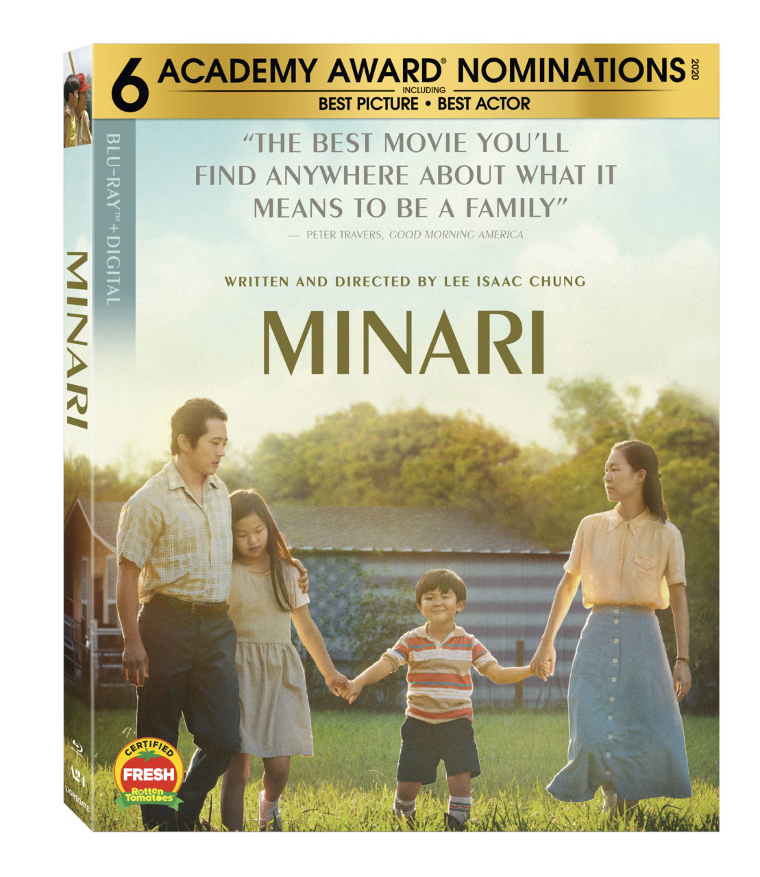 Minari Blu-Ray Combo Pack cover (Lionsgate)