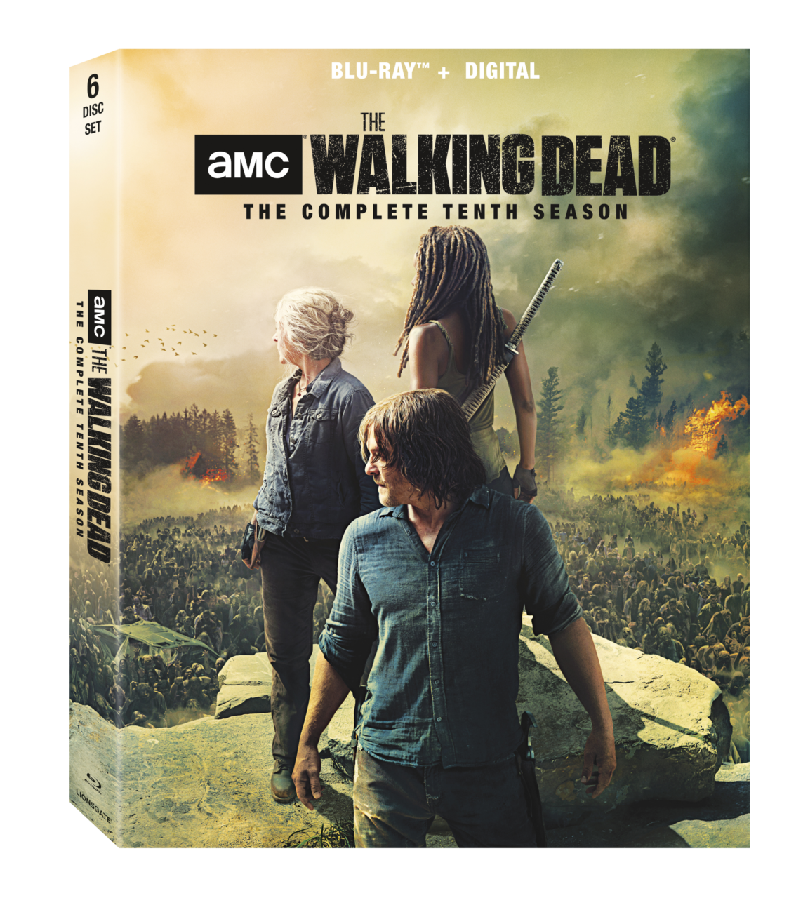 The Walking Dead: The Complete Tenth Season Blu-Ray Combo Pack cover (Lionsgate)