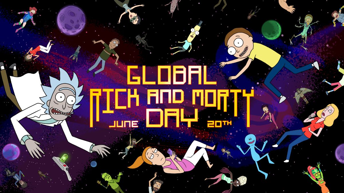 Global Rick And Morty Day logo (Adult Swim)