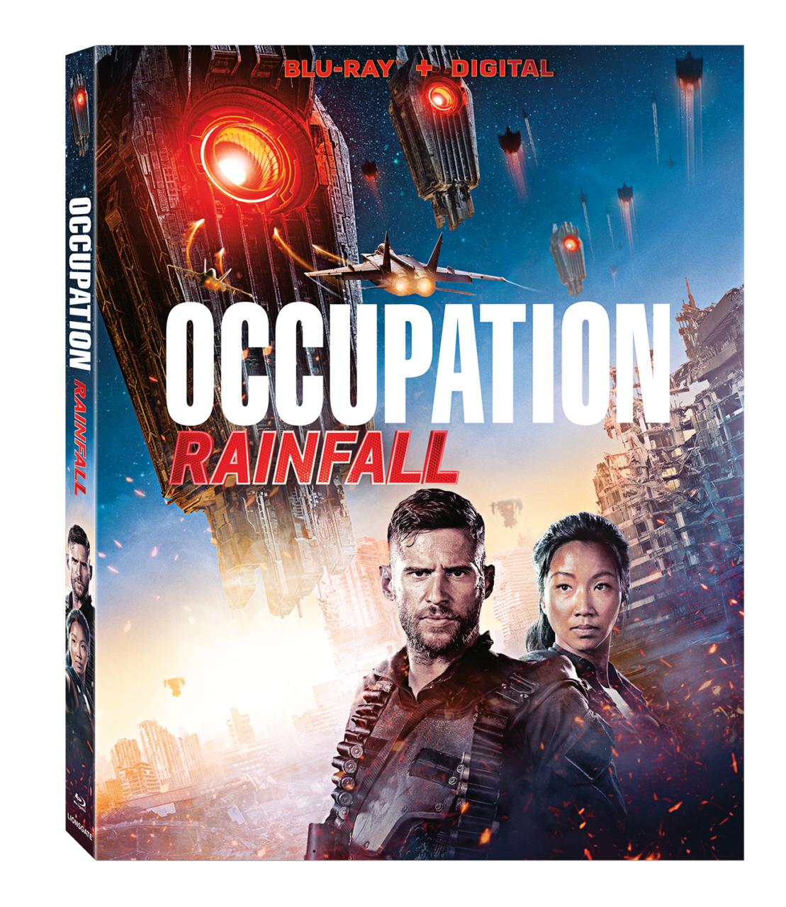 Occupation Rainfall Blu-Ray Combo Pack cover (Lionsgate)