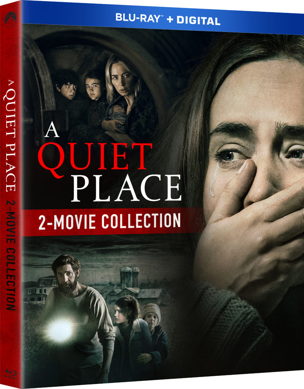 A Quiet Place 2-Movie Collection Blu-Ray Combo Pack cover (Paramount Home Entertainment)
