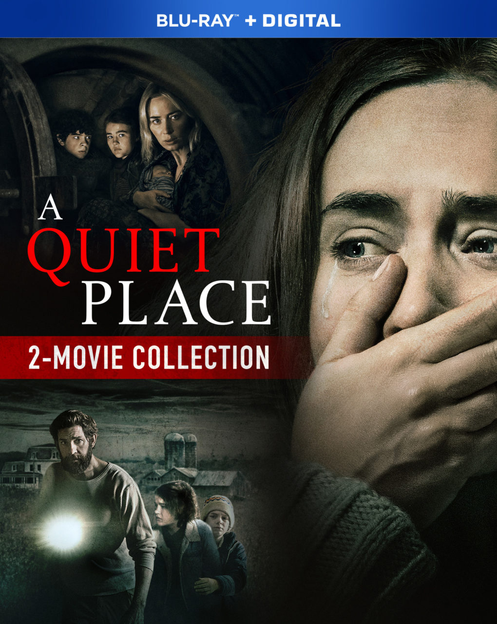 A Quiet Place 2-Movie Collection Blu-Ray Combo Pack cover (Paramount Home Entertainment)