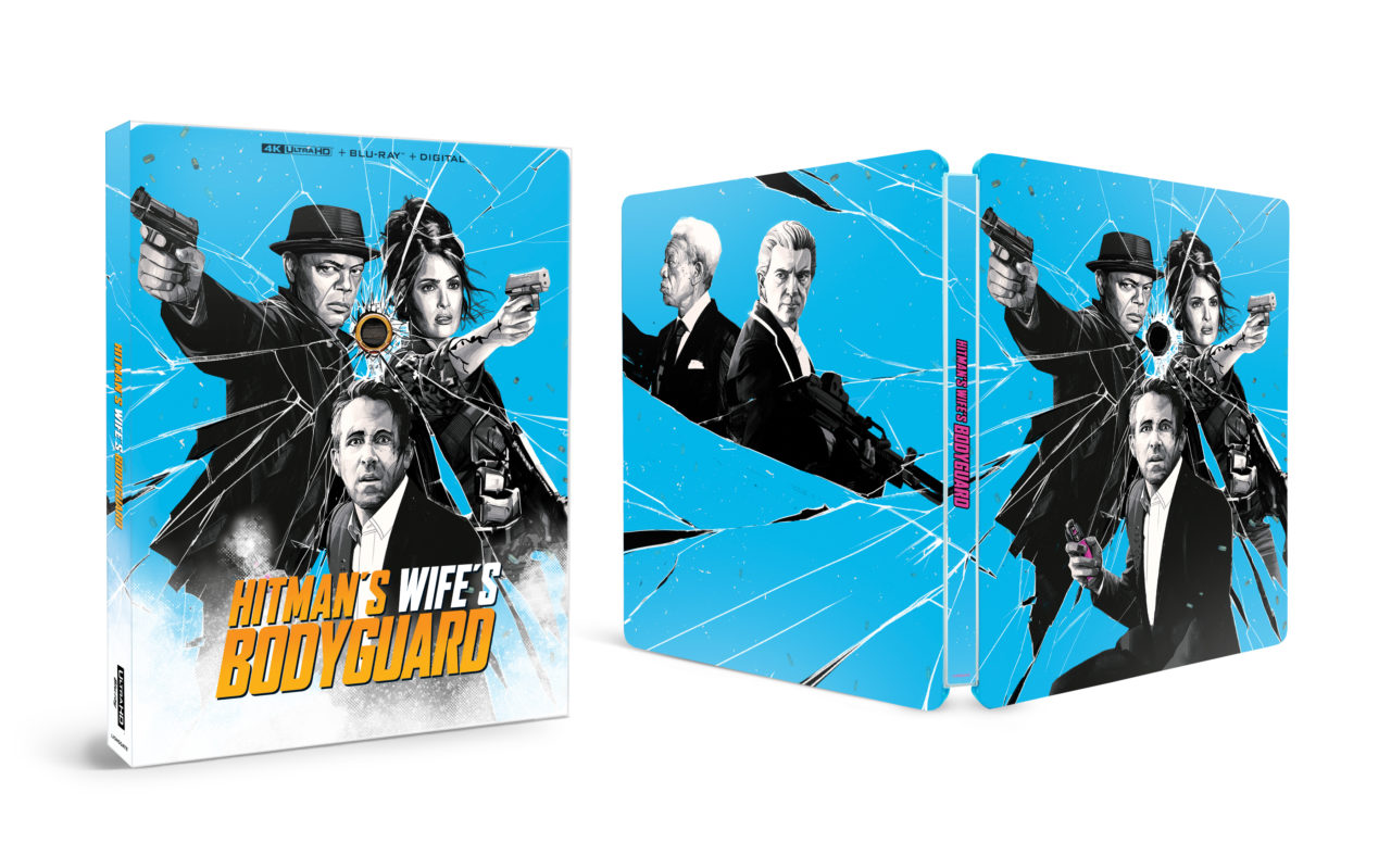 Hitman's Wife's Bodyguard 4K Ultra HD Steel Book Combo Pack cover (Lionsgate)