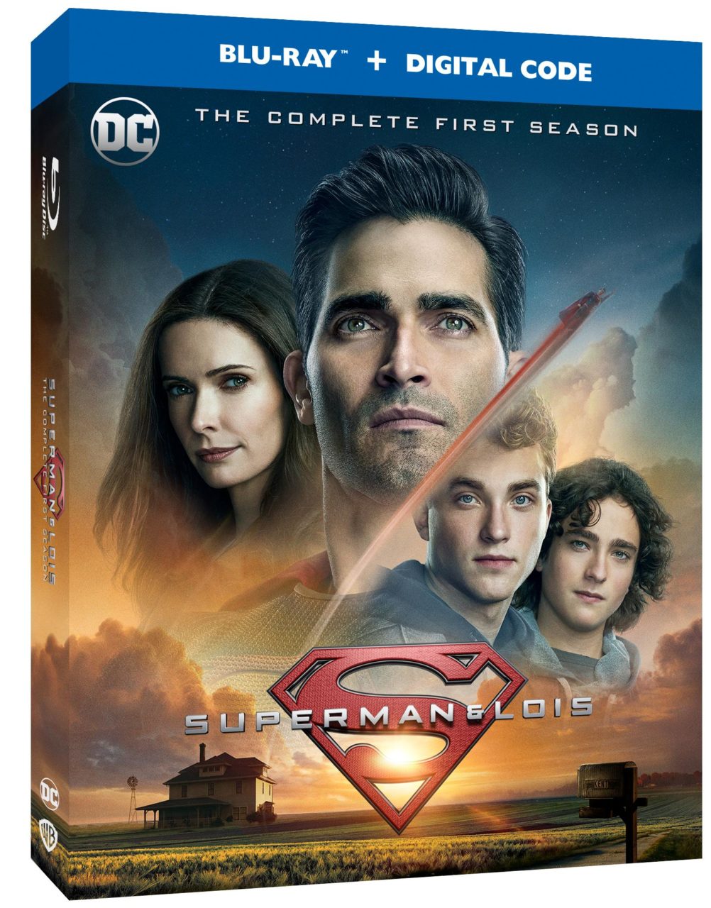 Superman & Lois: The Complete First Season Blu-Ray Combo Pack cover (Warner Bros. Home Entertainment)