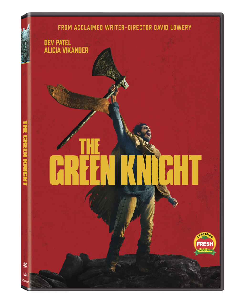 The Green Knight DVD cover (Lionsgate)