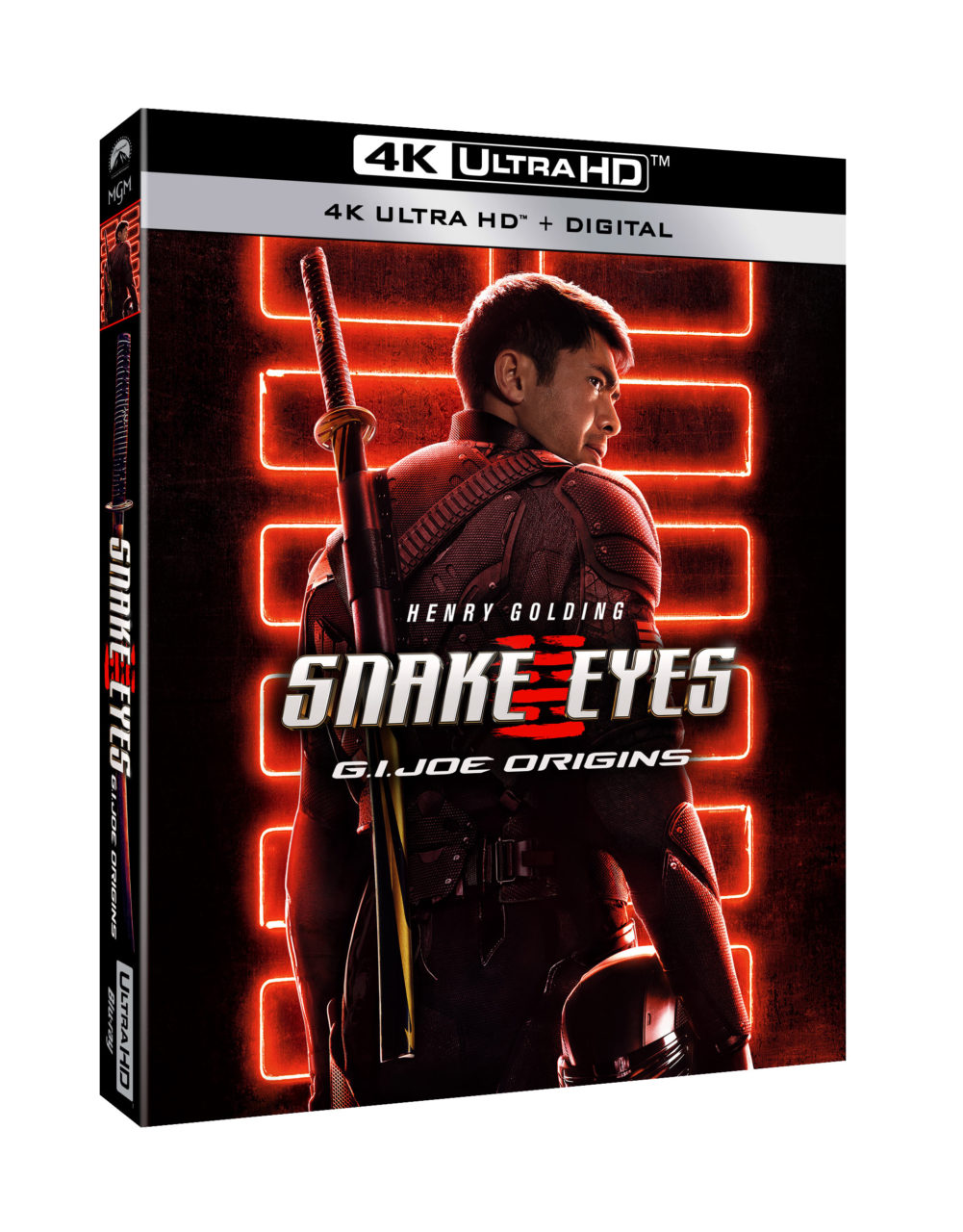 Snake Eyes: G.I. Joe Origins 4K Ultra HD Combo Pack cover (Paramount Home Entertainment)