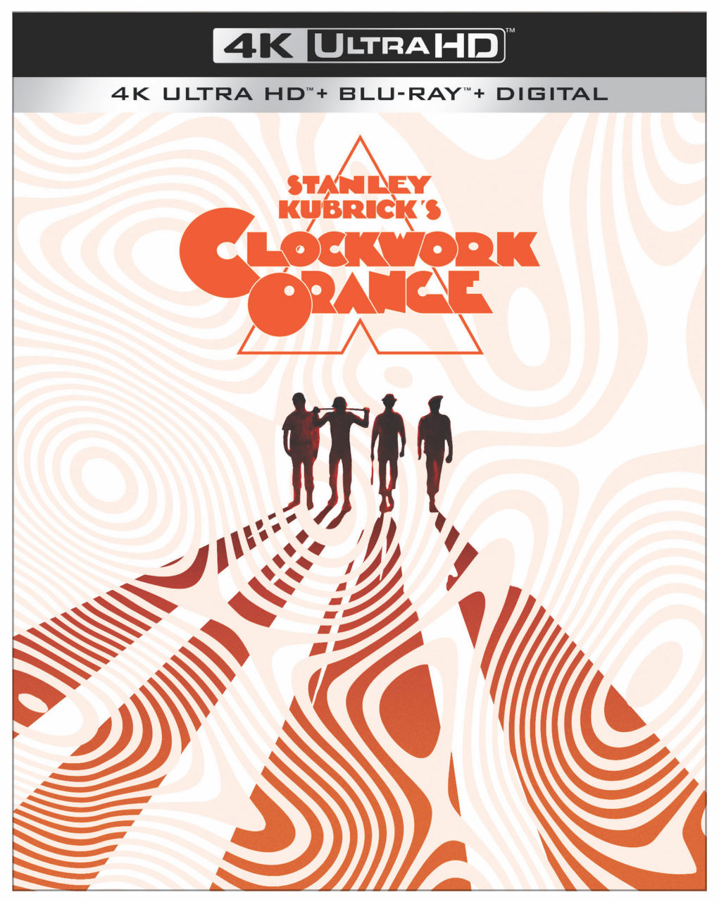 Stanley Kubrick's A Clockwork Orange 4K Ultra HD Combo Pack cover (Warner Bros. Home Entertainment)
