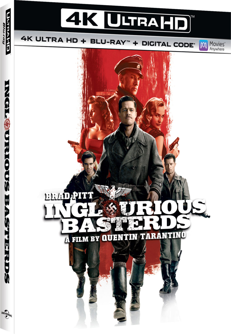 Inglorious Basterds 4K Ultra HD Combo Pack cover (Universal Pictures Home Entertainment)
