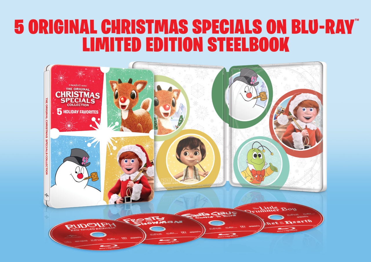 The Original Christmas Specials Collection Blu-Ray cover (Universal Pictures Home Entertainment)