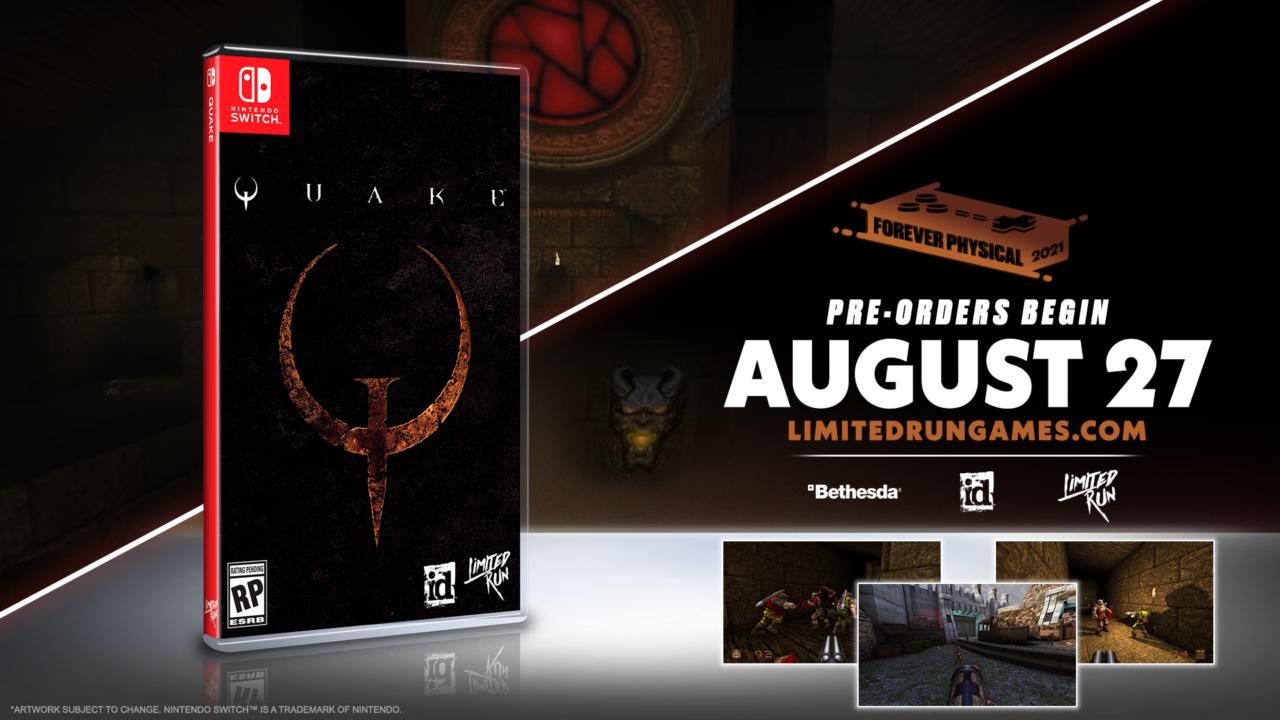 Quake Nintendo Switch package (Limited Run Games)