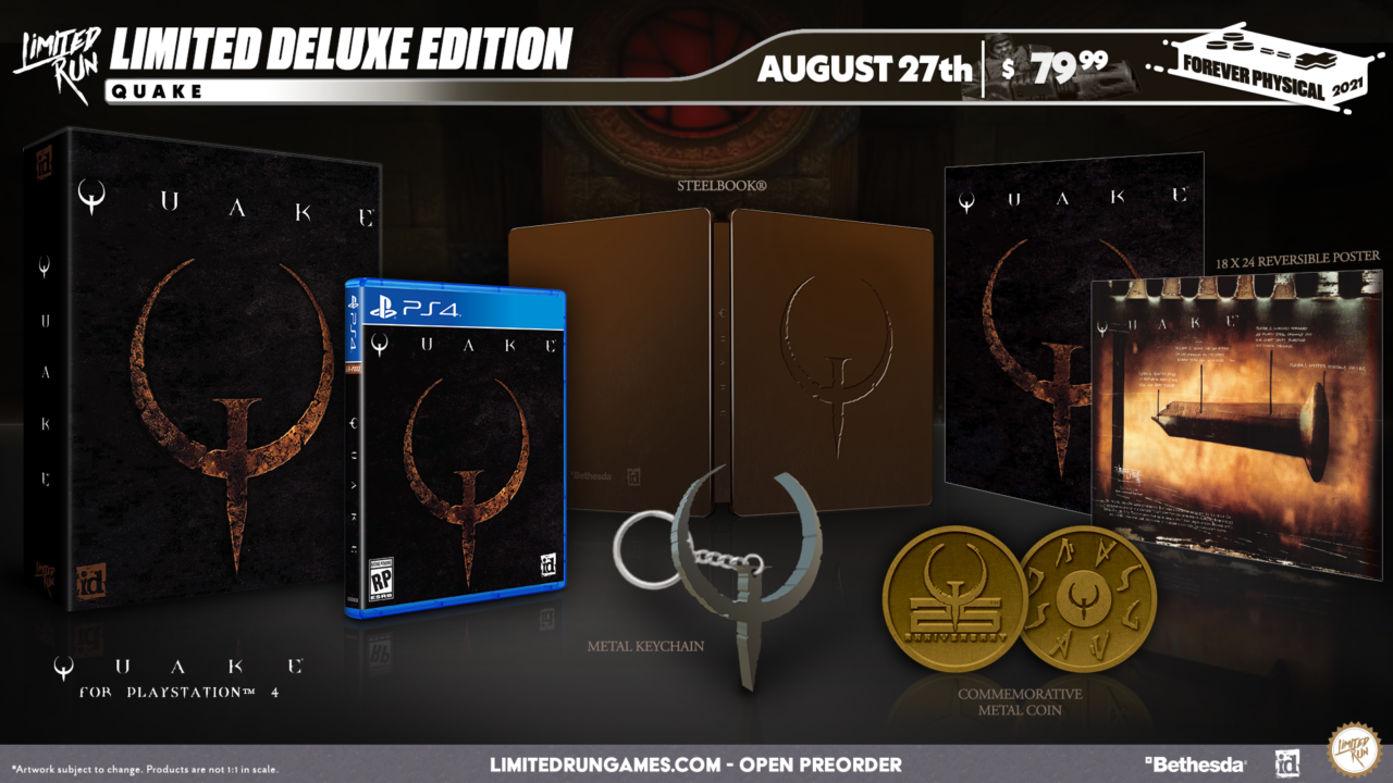 Quake Limited Deluxe Edition PlayStation 4 package (Limited Run Games)