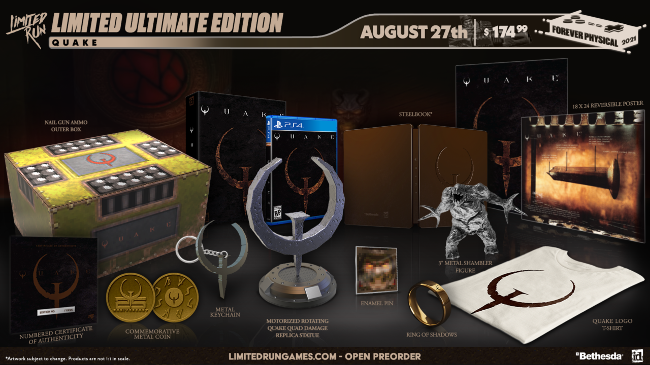 Quake Limited Ultimate Edition PlayStation 4 package (Limited Run Games)