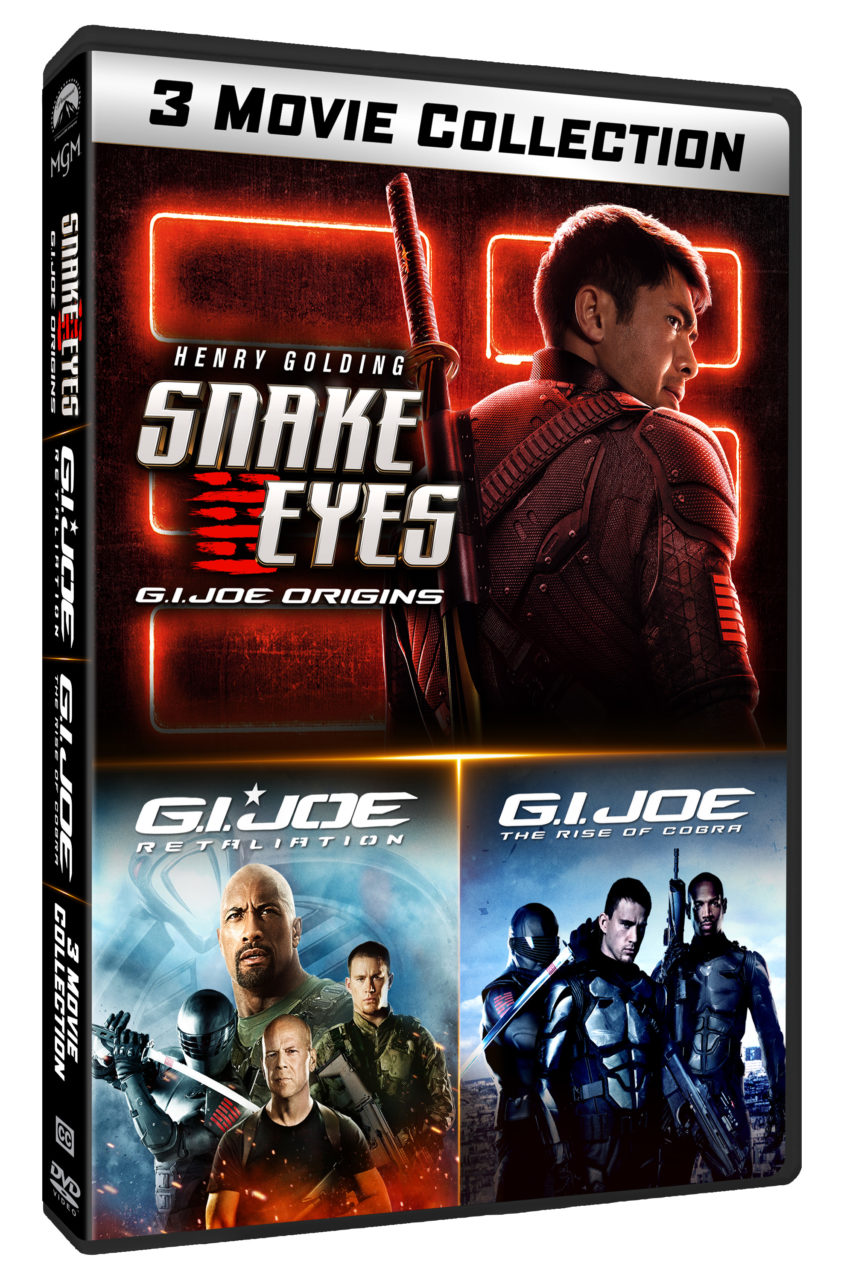 G.I. Joe 3-Movie Collection DVD cover (Paramount Home Entertainment)