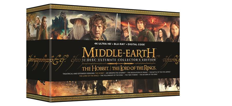Middle-Earth Ultimate Collector's Edition package (Warner Bros. Home Entertainment)