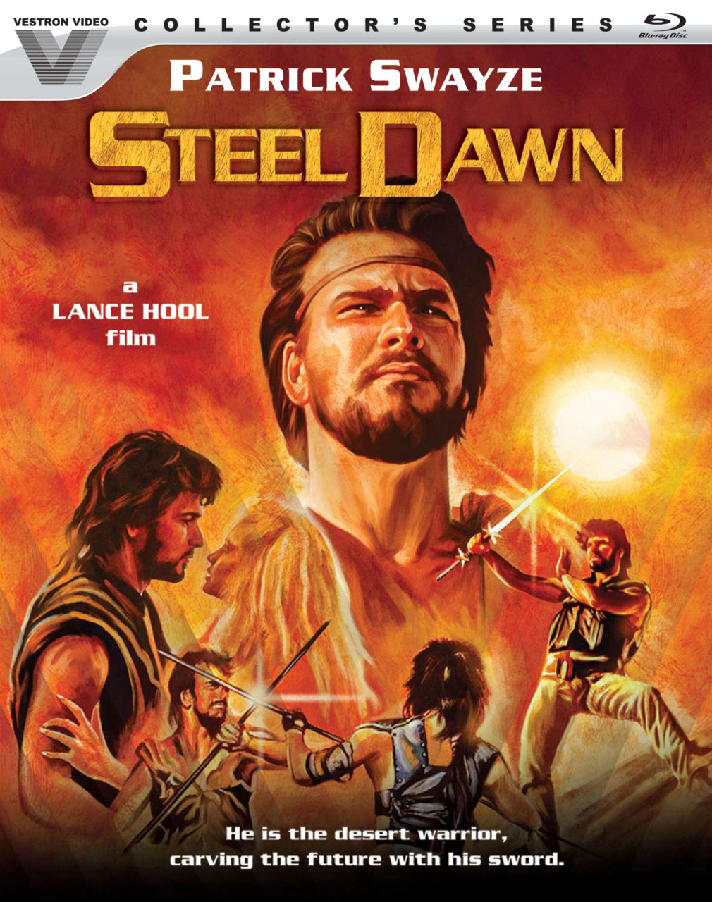 Steel Dawn Blu-Ray Combo Pack Collector's Series cover (Lionsgate)