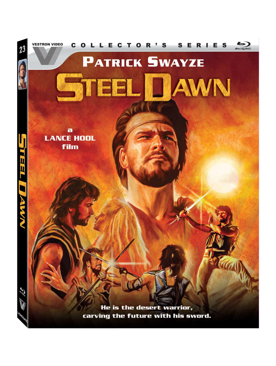 Steel Dawn Blu-Ray Combo Pack Collector's Series cover (Lionsgate)