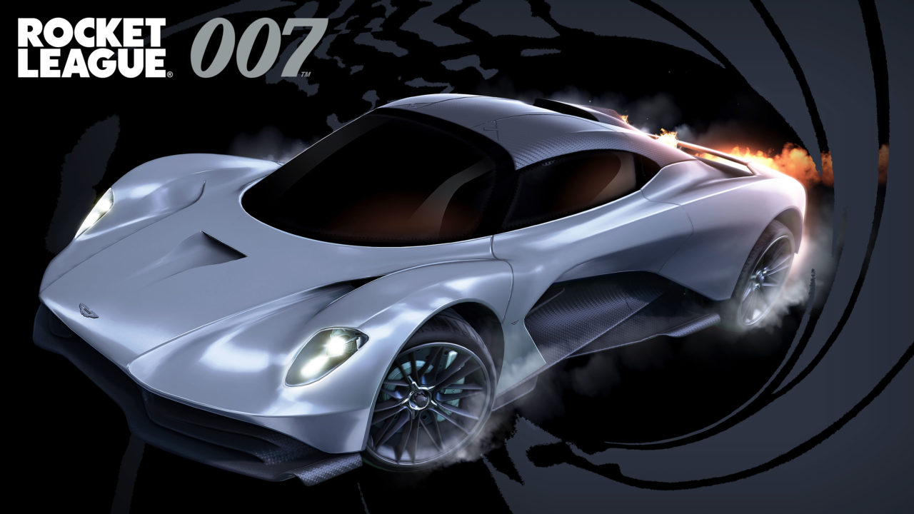 007's Aston Martin Valhalla Rocket League screencap (Psyonix)