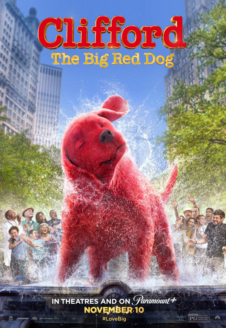 Clifford The Big Red Dog poster (Paramount)