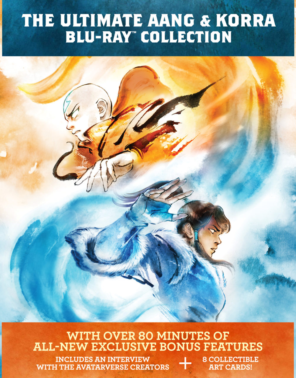 The Ultimate Aang & Korra Blu-Ray Collection cover (Nickelodeon/Paramount Home Entertainment)