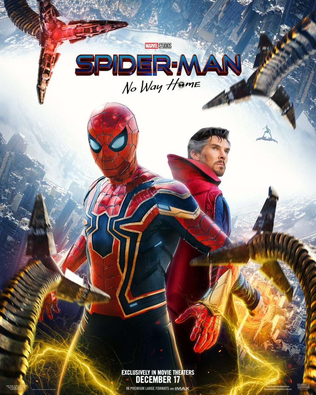 Spider-Man: No Way Home poster (Marvel Studios/Sony Pictures)