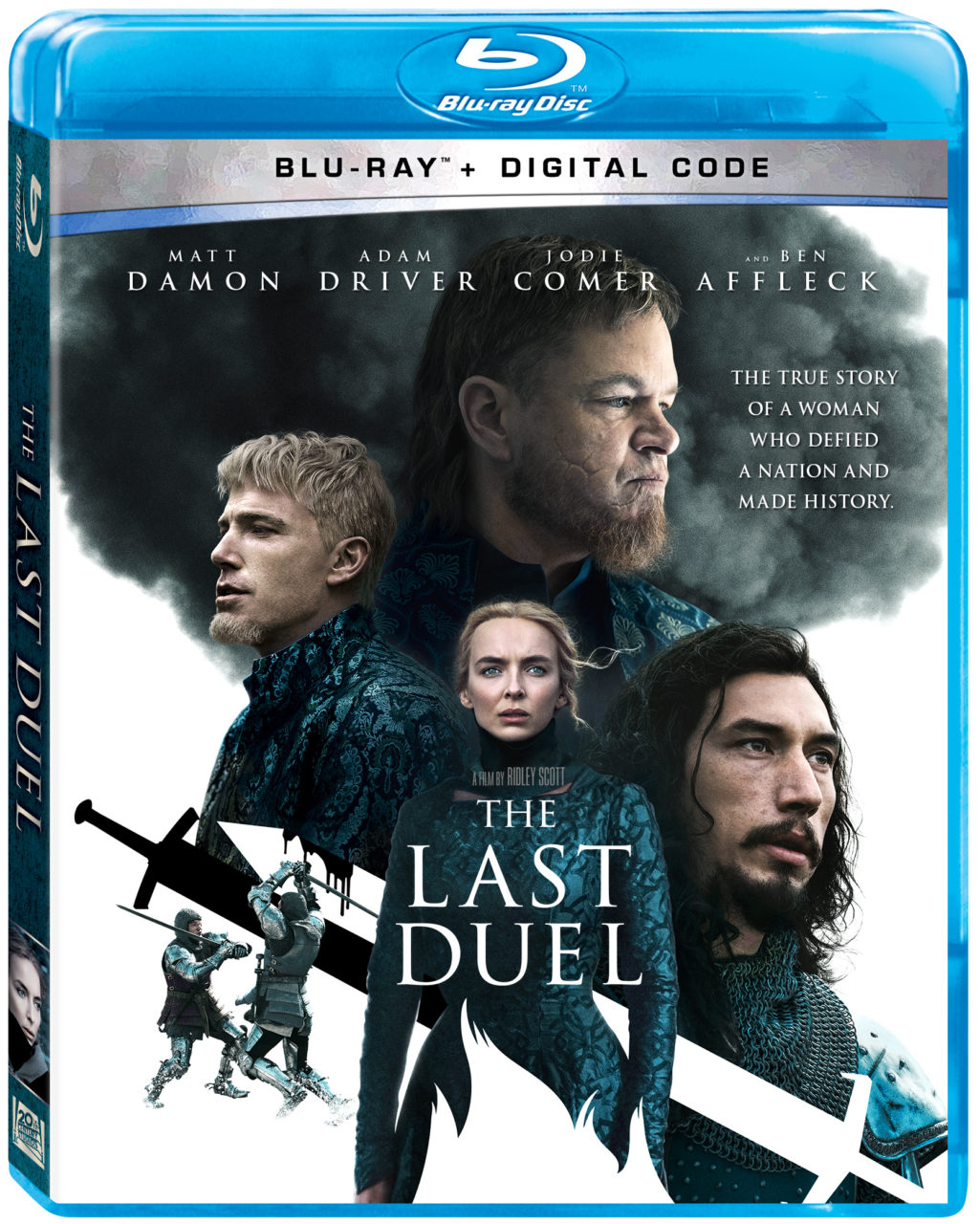 The Last Duel Blu-Ray Combo Pack cover (20th Century Studios/Disney Media & Entertainment Distribution)