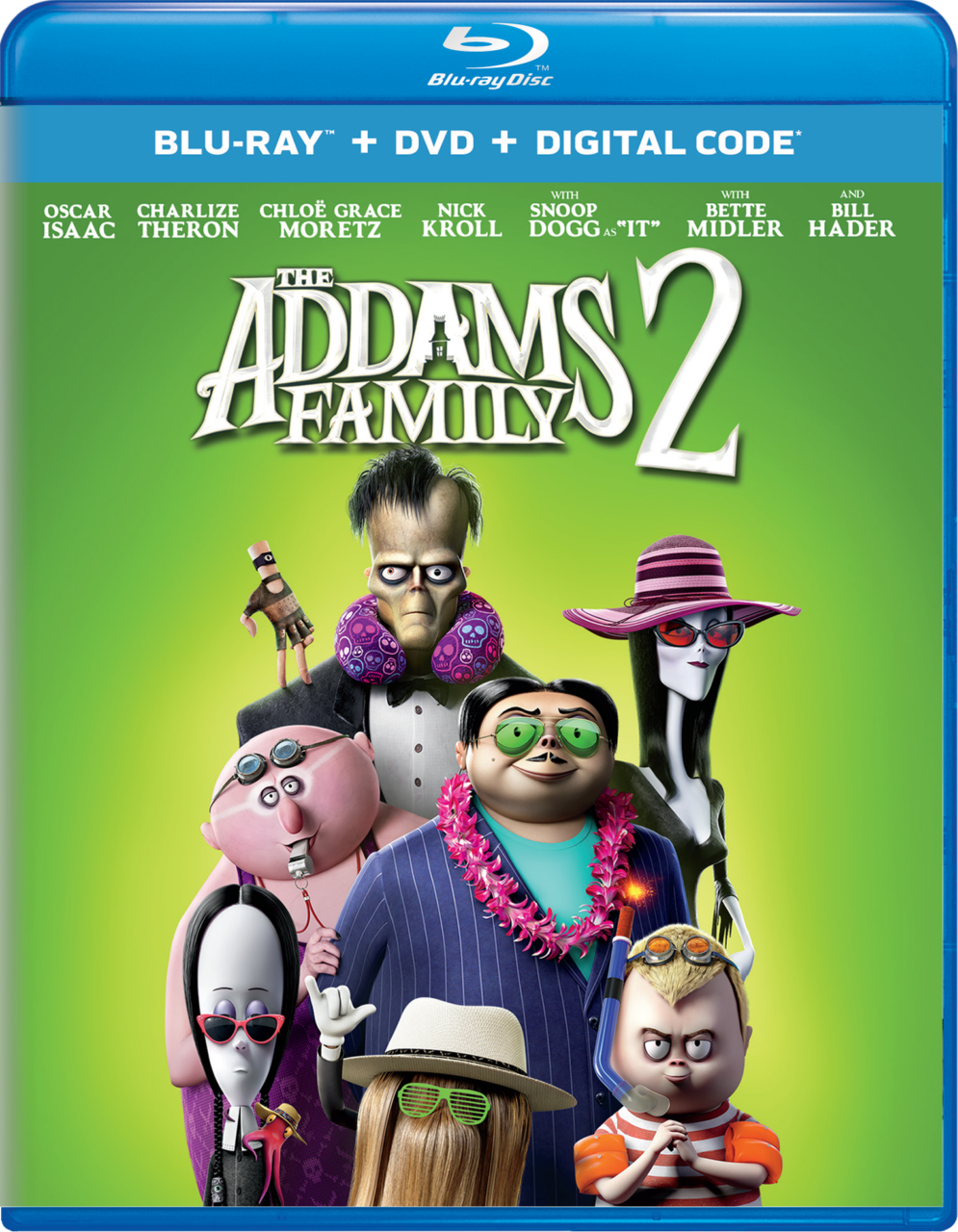 The Addams Family 2 Blu-Ray Combo Pack cover (Universal Pictures Home Entertainment)