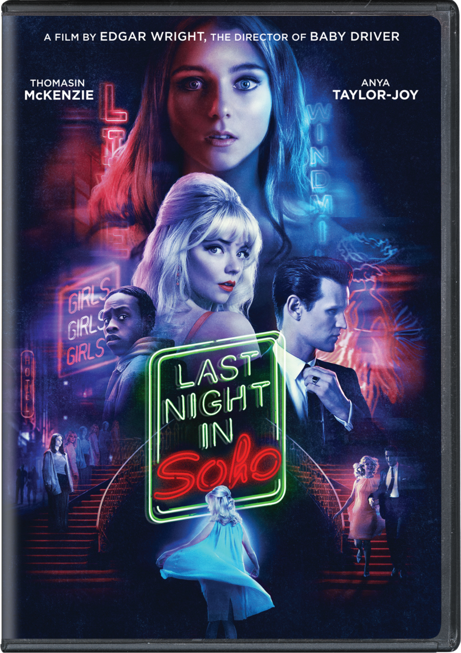 Last Night In Soho DVD cover (Universal Pictures Home Entertainment/Focus Features)