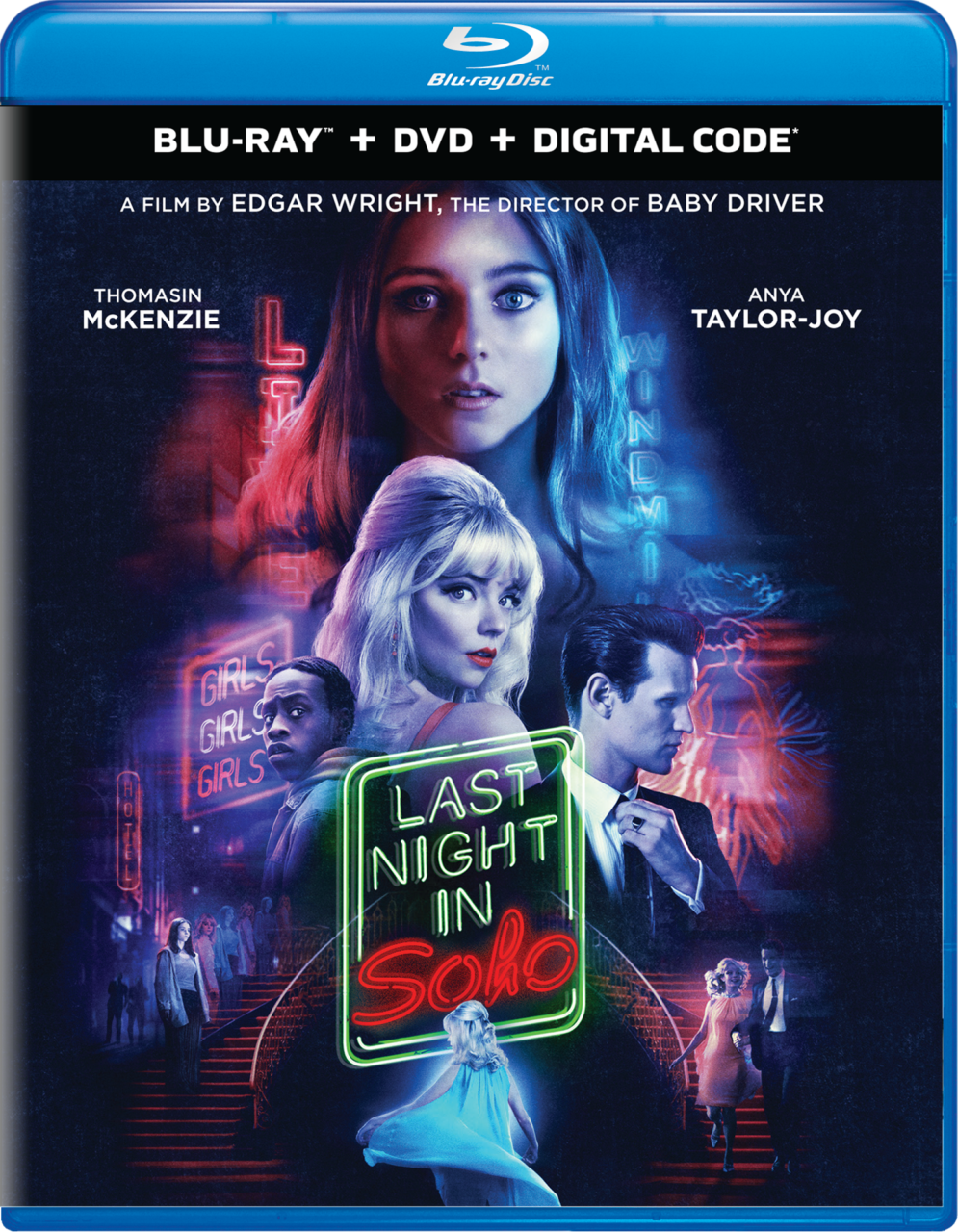 Last Night In Soho Blu-Ray cover (Universal Pictures Home Entertainment/Focus Features)