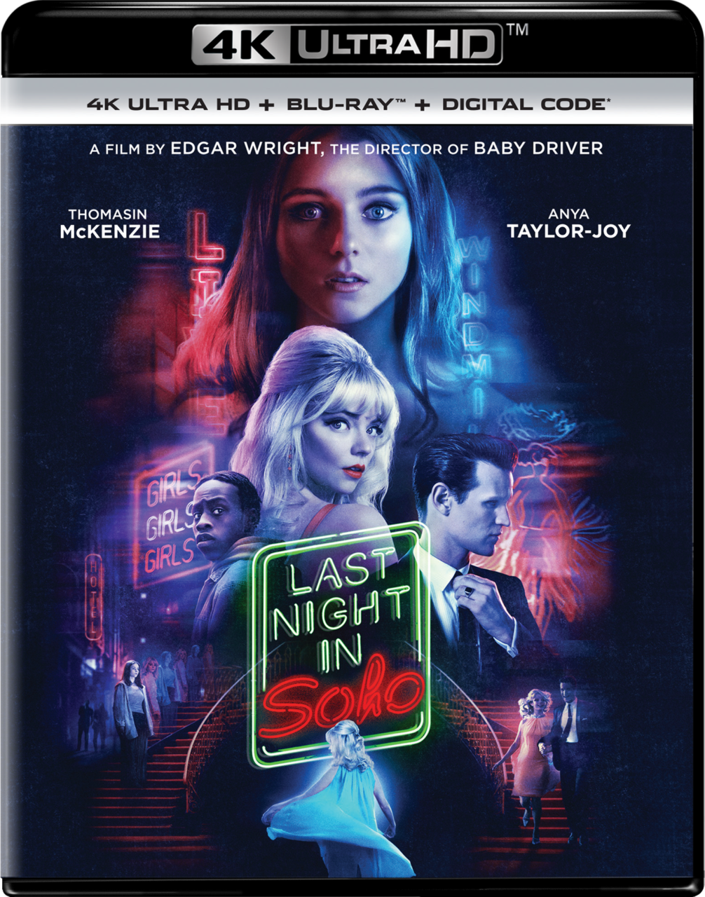 Last Night In Soho 4K Ultra HD cover (Universal Pictures Home Entertainment/Focus Features)