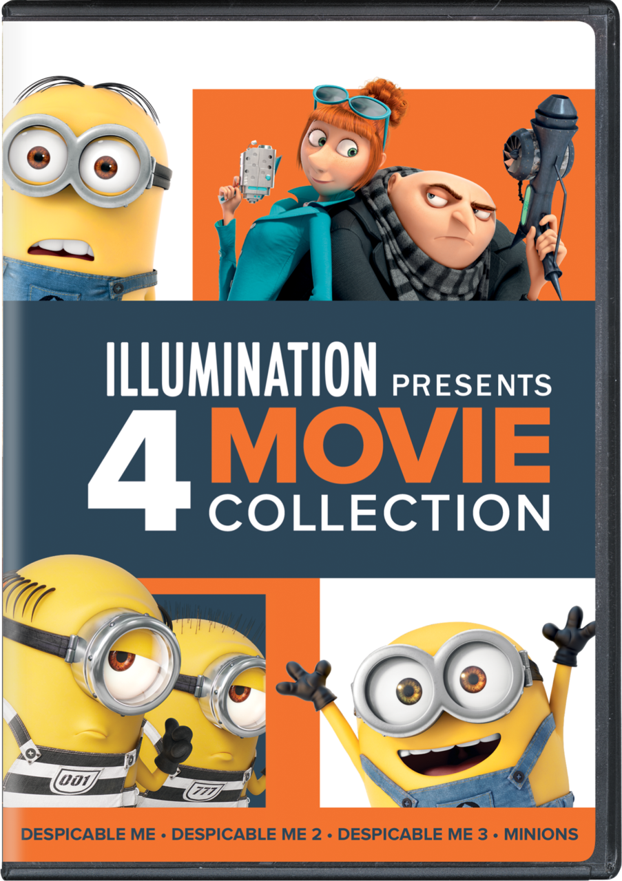 Illumination Presents: 4-Movie Collection DVD cover (Universal Pictures Home Entertainment/Illumination Entertainment)