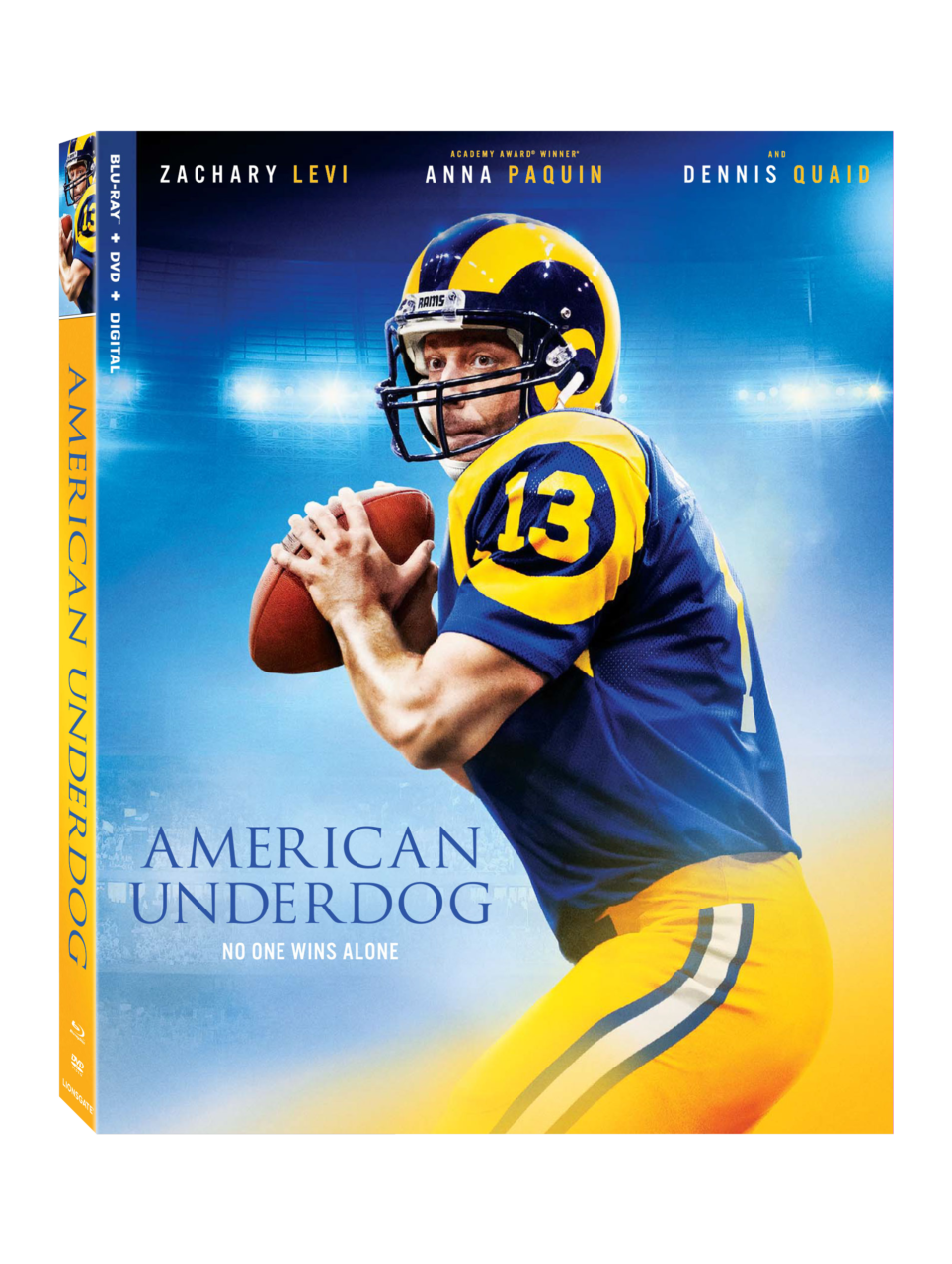 American Underdog Blu-Ray Combo Pack cover (Lionsgate)