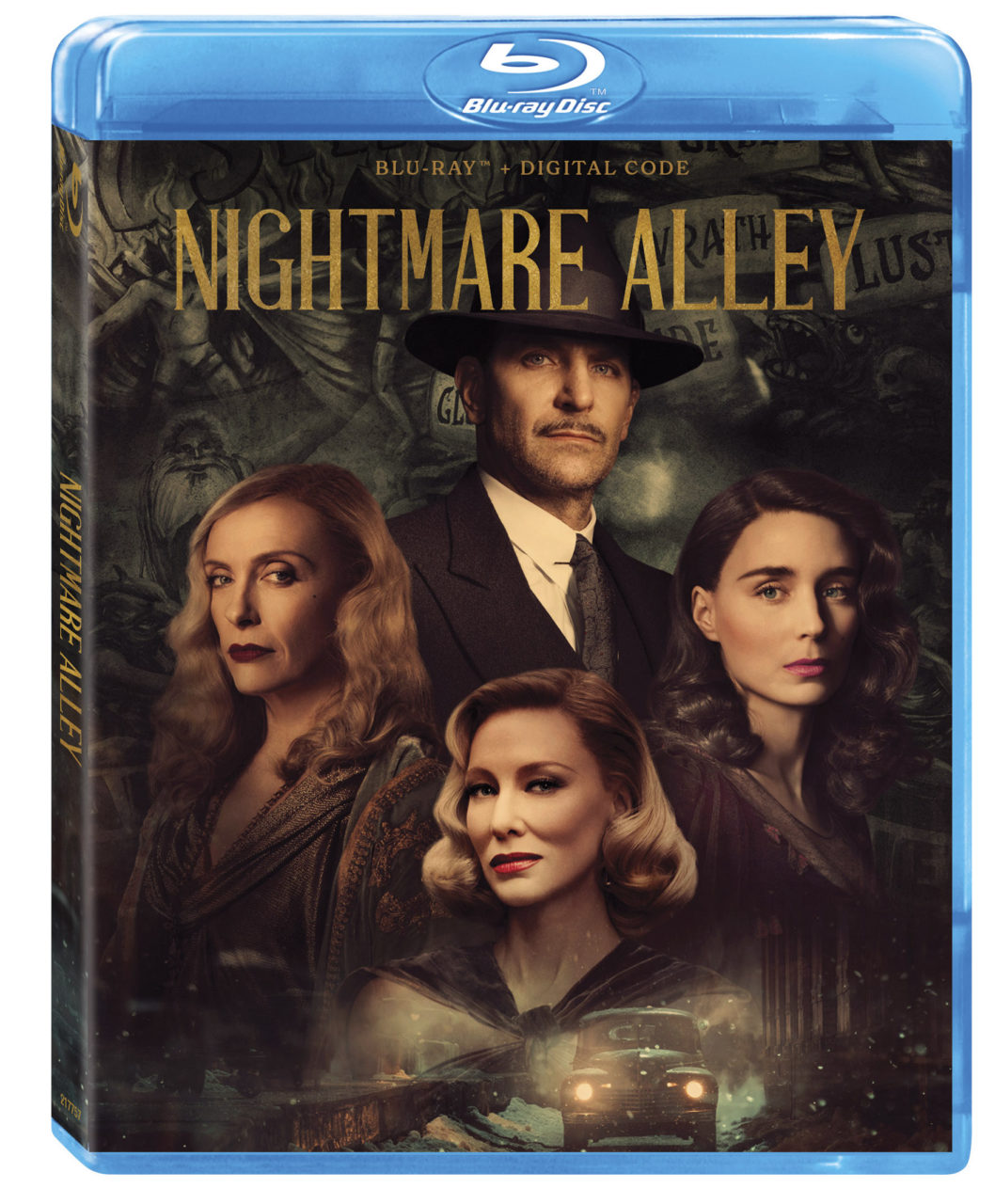 Nightmare Alley Blu-Ray Combo Pack cover (Disney)