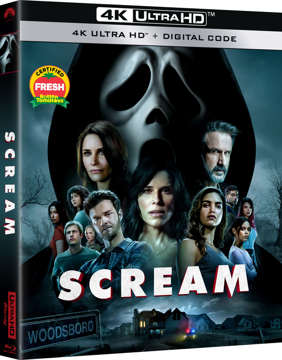 Scream 4K Ultra HD Combo Pack cover (Paramount Home Entertainment)