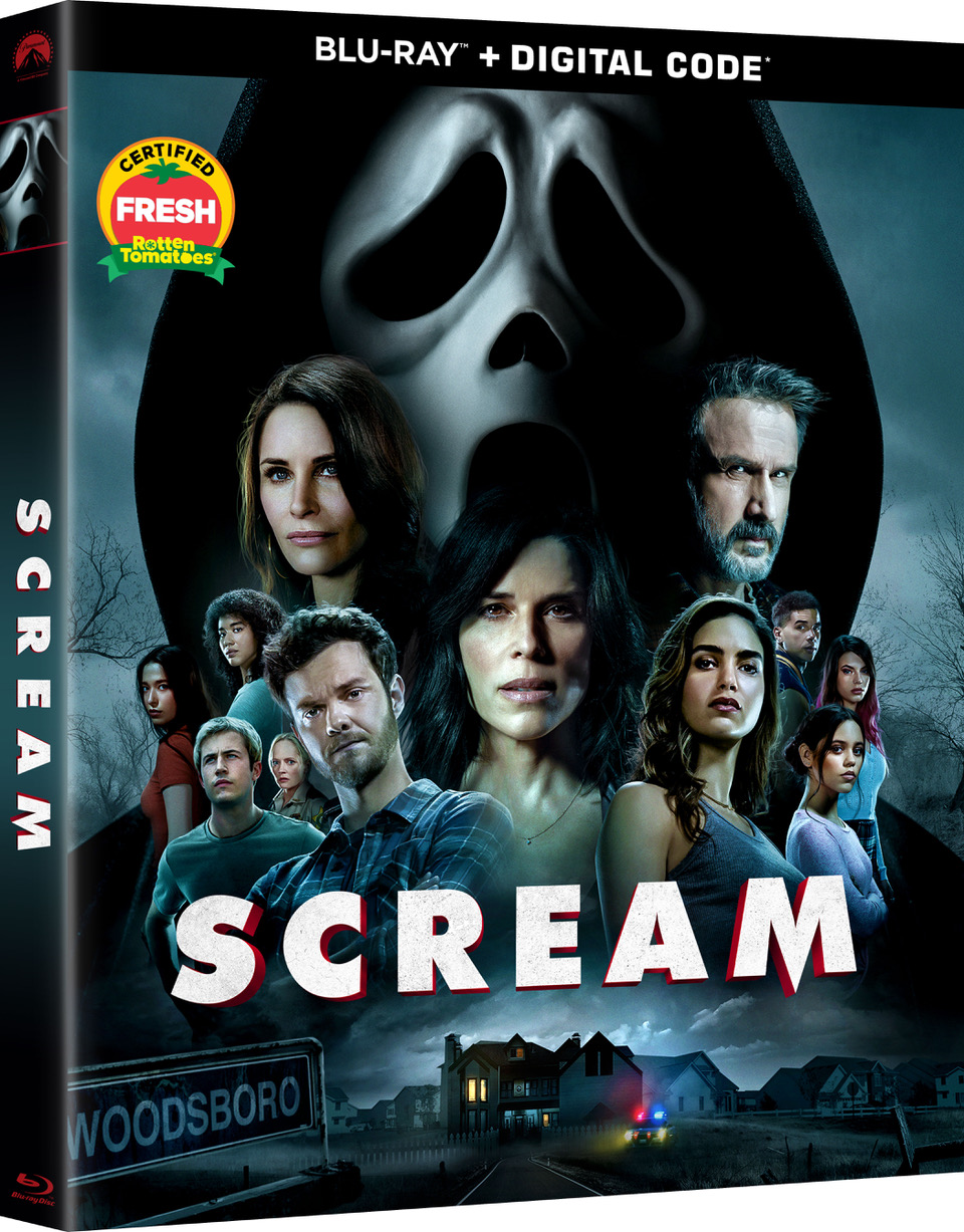 Scream Blu-Ray Combo Pack cover (Paramount Home Entertainment)