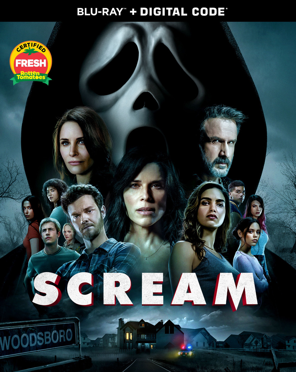 Scream Blu-Ray Combo Pack cover (Paramount Home Entertainment)