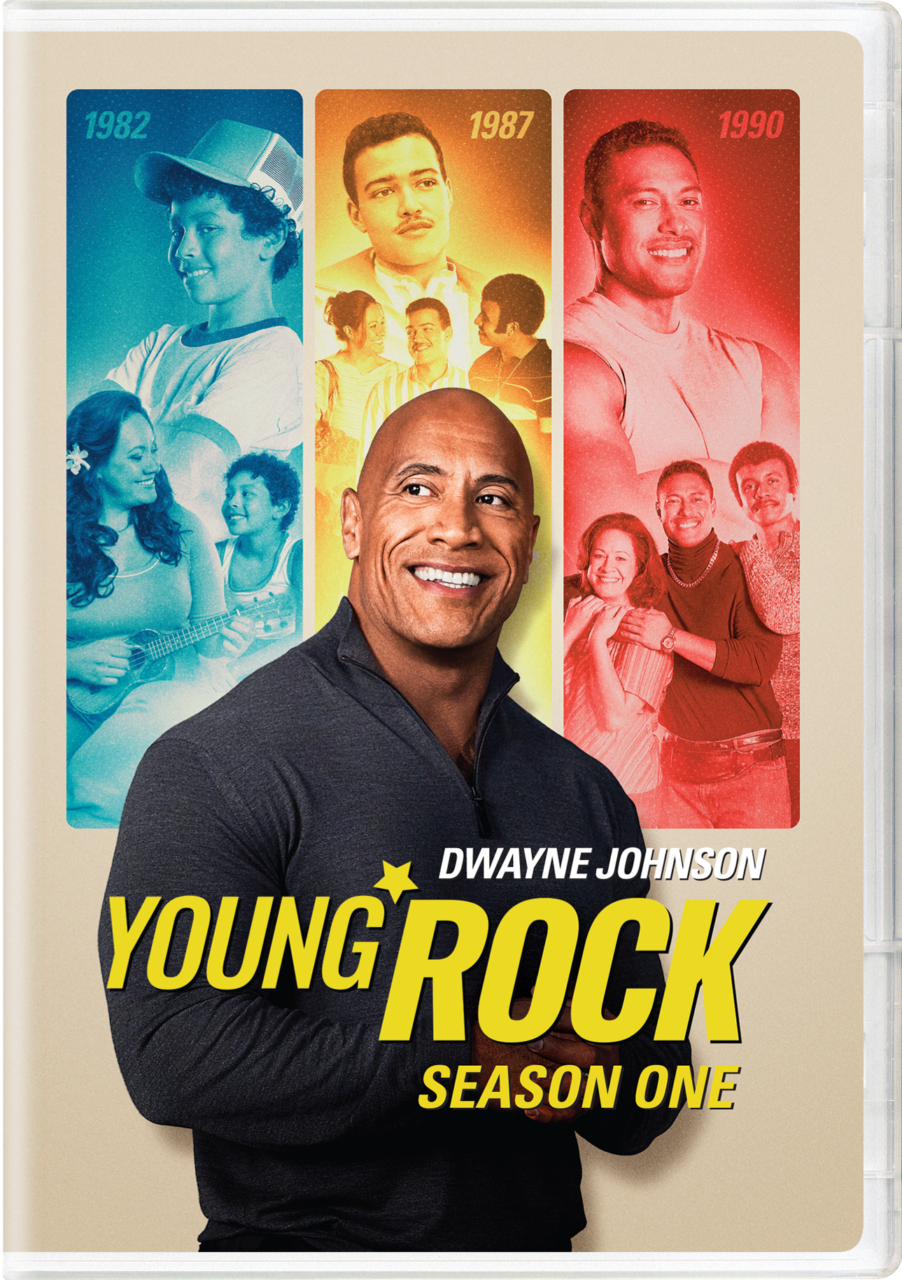 Young Rock Season One DVD cover (Universal Pictures Home Entertainment)