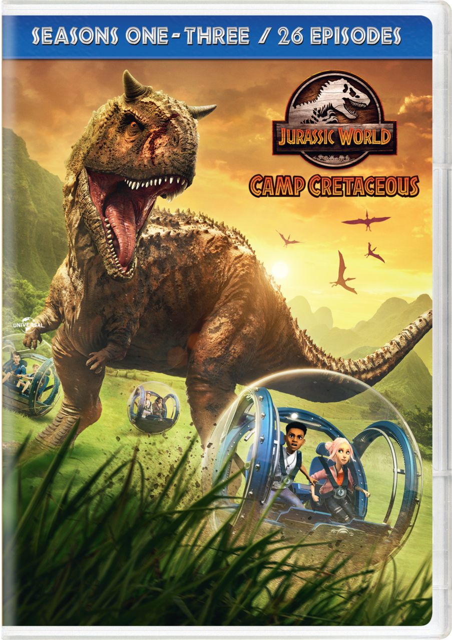 Jurassic World: Camp Cretaceous - Season One - Three DVD cover (Universal Pictures Home Entertainment)