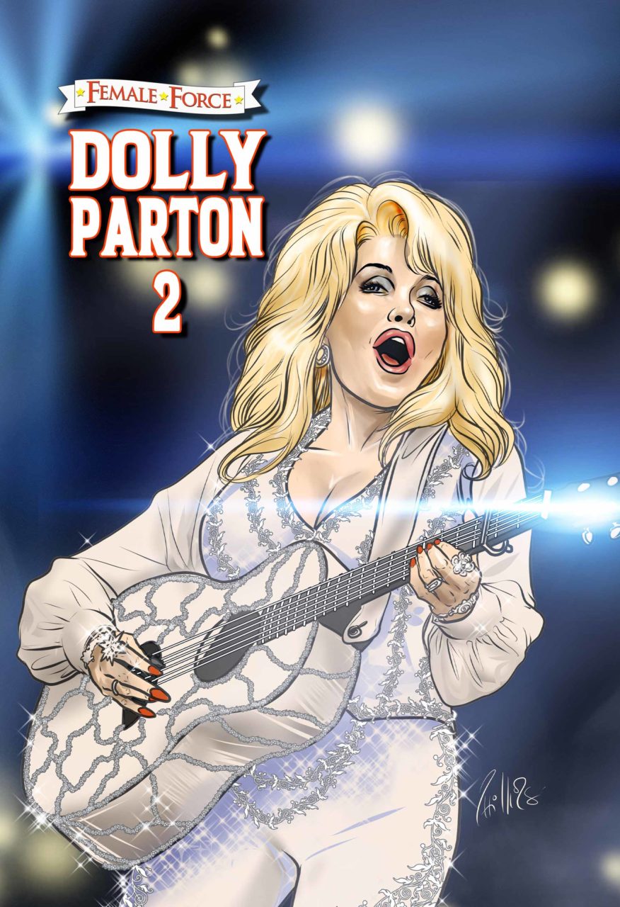 Female Force: Dolly Parton Comic Book cover (TidalWave)