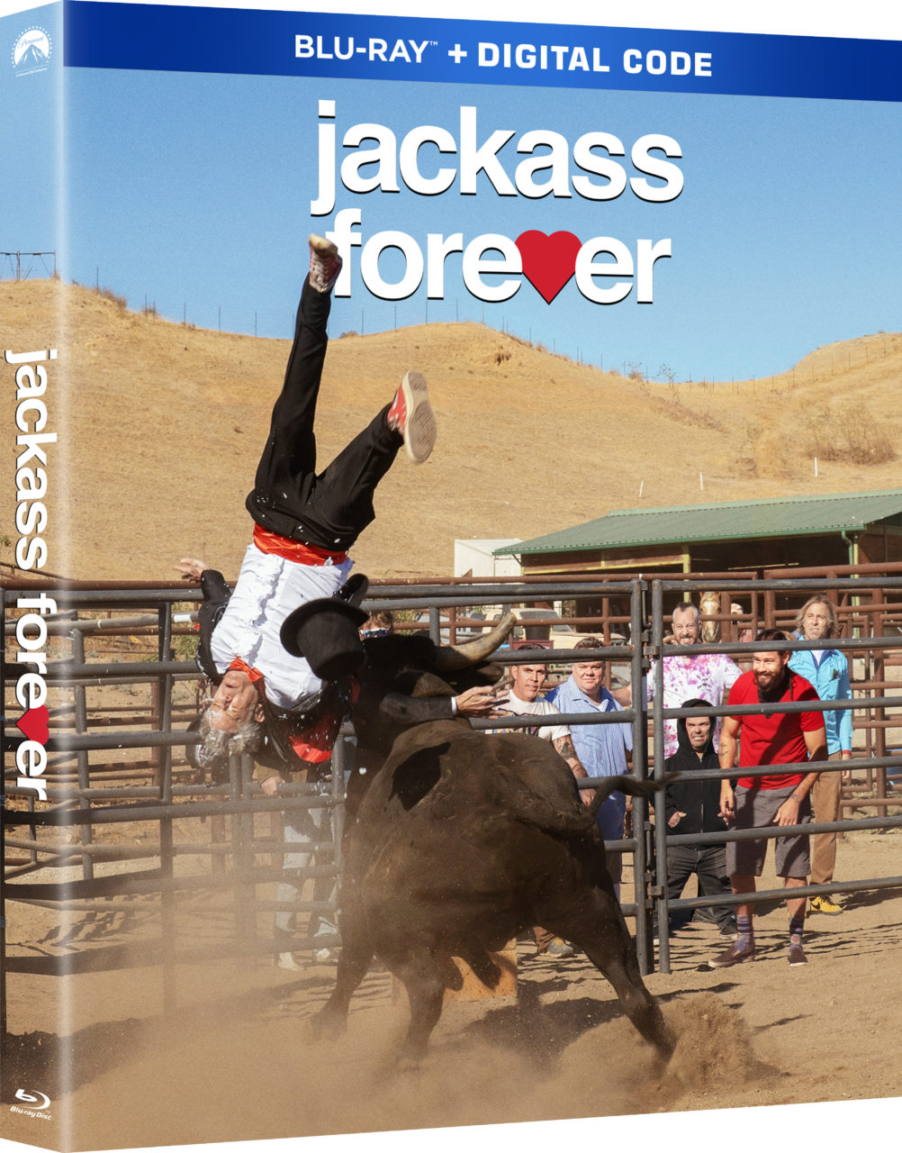 Jackass Forever Blu-Ray Combo Pack cover (Paramount Home Entertainment)