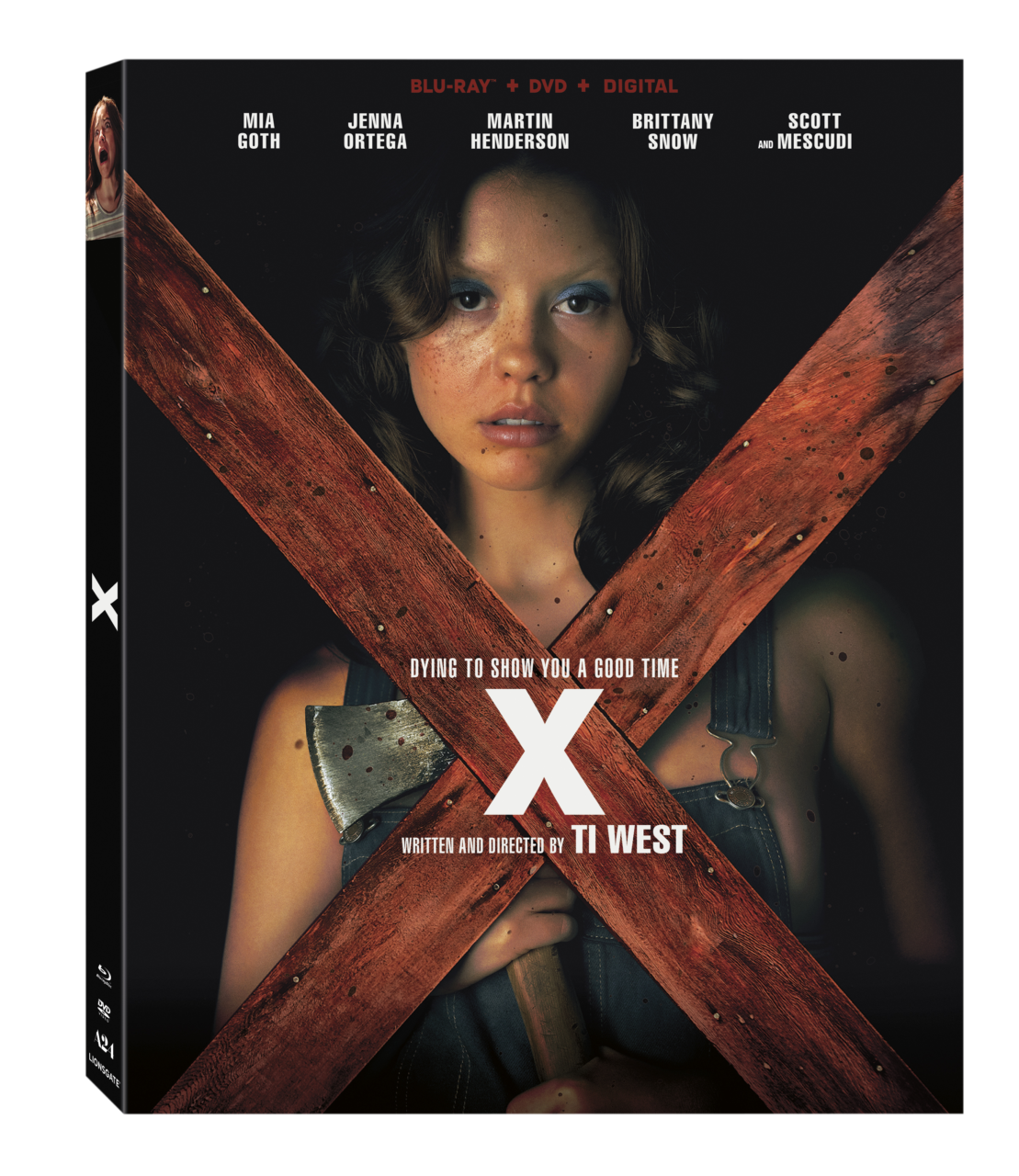 X Blu-Ray Combo Pack cover (Lionsgate)