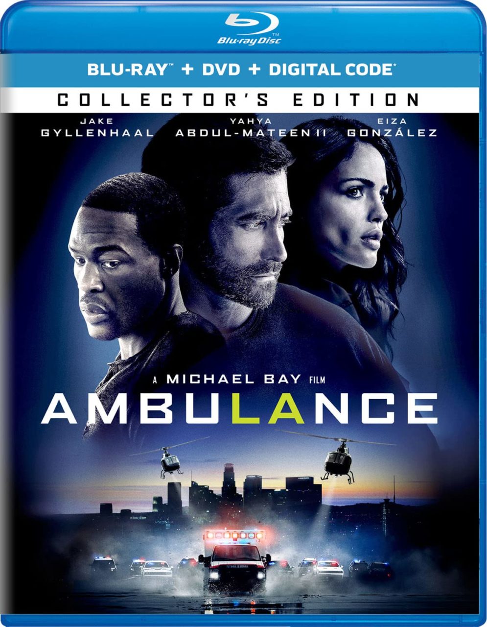Ambulance Blu-Ray Combo Pack cover (Universal Pictures Home Entertainment)