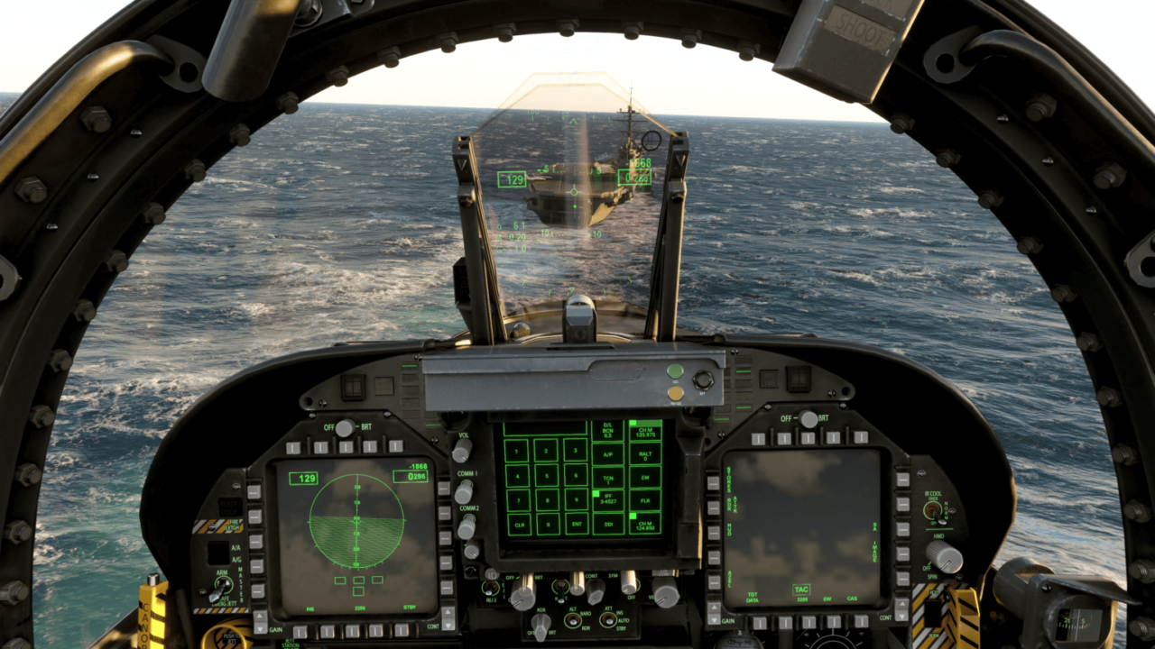 Microsoft Flight Simulator Top Gun Pilot Expansion screencap (Microsoft)