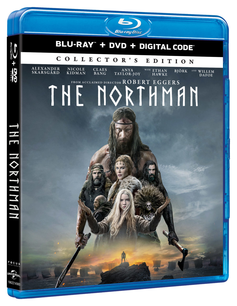 The Northman Blu-Ray Combo Pack Collector's Edition cover (Universal Pictures Home Entertainment)