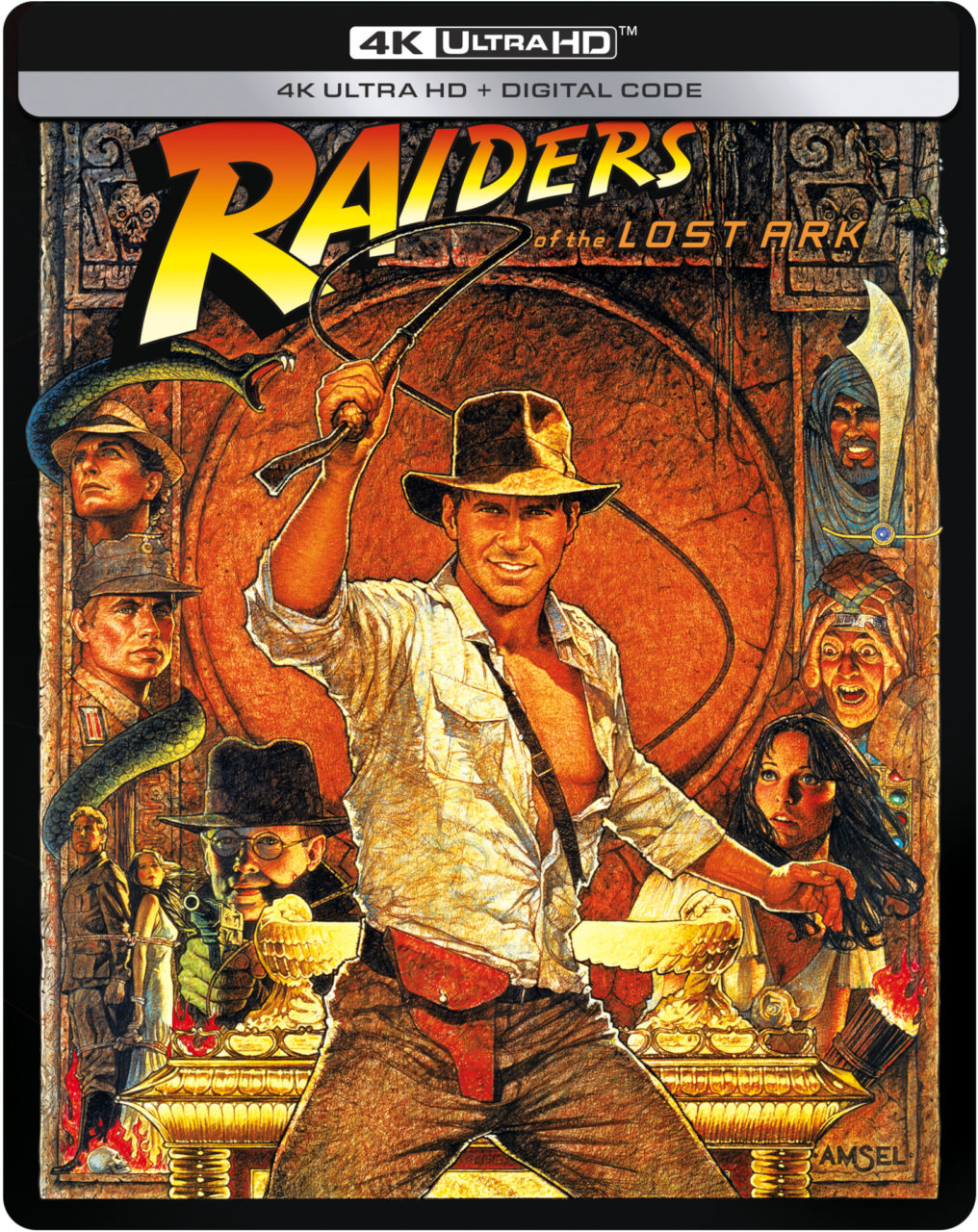Indiana Jones: Raiders Of The Lost Ark 4K Ultra HD Combo Pack cover (Paramount Pictures)