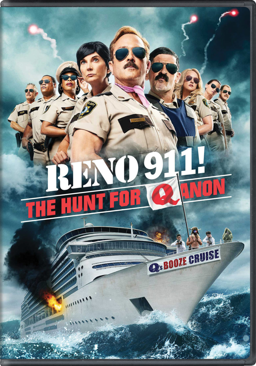 Reno 911! The Hunt For QAnon DVD cover (Paramount Home Entertainment)