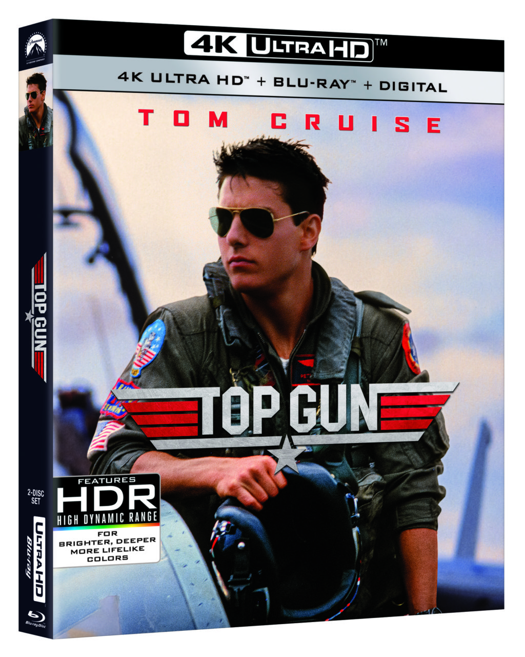 Top Gun 4K Ultra HD Combo Pack cover (Paramount Home Entertainment)