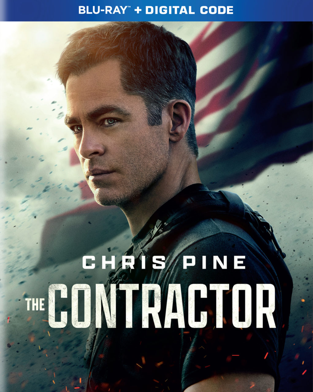 The Contractor Blu-Ray Combo Pack cover (Paramount Home Entertainment)